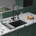 Кухонная мойка Roxen UNO 54x44 графит