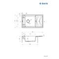 Гранитная мойка Deante Magnetic ZRM_N113 черный