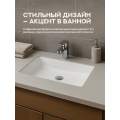 Умывальник встраиваемый Amore di Mare CARRI 51102-RR 51,5x38,5 белый