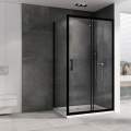 Душевой уголок Abber Schwarzer Diamant AG30100B-S80B 100x80 стекла прозрачные, профиль черный