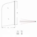 Душевой уголок Veconi Rovigo RV-101 80x80 прозрачные стекла/профиль хром
