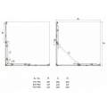 Душевой уголок Veconi Rovigo RV-47 80x80 прозрачные стекла