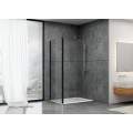 Боковая стенка Abber Schwarzer Diamant S70B 70x195 стекло прозрачное, профиль черный