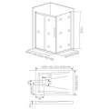 Боковая часть GoodDoor IDEA SP-80-C-B 80x195