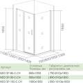 Боковая часть GoodDoor NEO SP-90-C-CH 90x185