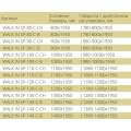 Душевая стенка GooD DooR WALK IN SP-80-C-B 80x195
