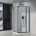 Душевой уголок Black&White Stellar Wind S815 BC 100x100 прозрачные стекла / профиль черный матовый