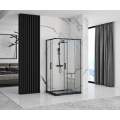Душевой уголок Rea Punto Black 80x80 K4800