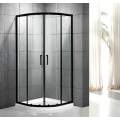 Душевой уголок Roxen Santi 90x90 стекла прозрачные, профиль черный