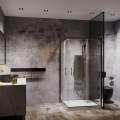 Душевой уголок Roxen Caspia 90x90 стекла прозрачные, профиль хром