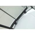 Душевой уголок Roxen Caspia 120x80 стекла прозрачные, профиль черный
