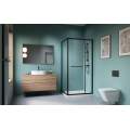 Душевая кабина Radaway Alienta Black SD II 90x80x200
