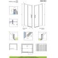 Душевая дверь Radaway Idea DWJ 120 Right стекло прозрачное