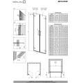 Душевая дверь Radaway Arta DWD 80 стекло прозрачное