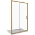 Душевая дверь GoodDoor JAZZ WTW-110-C-G 110x185 стекла прозрачные, профиль золото